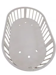 Кроватка для новорожденных Merry Happy Mini матовая Белая