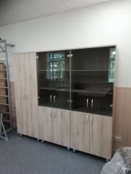 Офисный шкаф Лидер 84.11 Дуб Кронберг