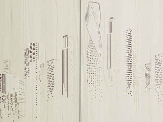 Детский шкаф для одежды Мегаполис 55.01.1 Сосна Астрид