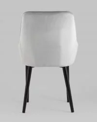 Стул Джоан велюр Светло-серый