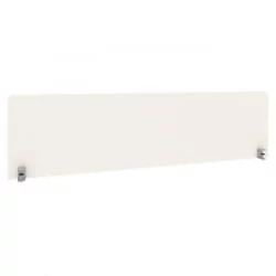 Экран тканевый для стола L1800мм Metal System Б.ТЭКР-5 Белый