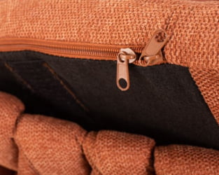 Стул барный ДОБРИН ЛЕОН (оранжевая ткань (ЛАР 275-27)) 2 шт / DOBRIN LEON (LAR