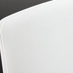 Стул GENIUS (mod 75) металл/пластик, 46x56x84cм, белый/черные ножки