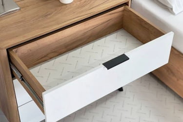 Комод Адам MSA-02 дуб крафт золотой/белое дерево