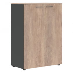 Шкаф с глухими средними дверьми JAY JMC 85.1 Дуб Каньон Антрацит