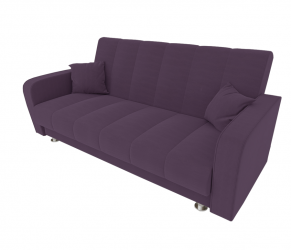 Диван Сидней Книжка (Berhouse) Цвет фасада: Бордо Велюто 25; Тип: Прямой; Материал фасада: Металл/Велюр