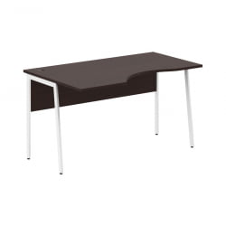 Стол эргономичный левый ИМАГО Плус СА-2П(Л) Венге Магия Белый / IMAGO Plus СА-2P(Л)