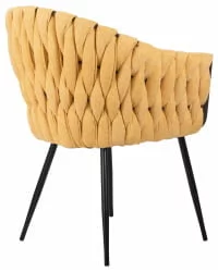 Стул обеденный DOBRIN MATILDA Желтая ткань LAR 275-8