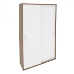 Шкаф-купе с полками ОНИКС О.СХК-1.1 Дуб Аризона/Белый / ONIX O.SHK-1.1