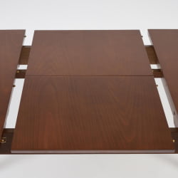 Раздвижной стол Pavillion (Павильон) основание бук, столешница мдф, 80x120+40x75см, Коричневый