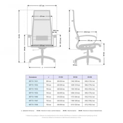 Кресло офисное МЕТТА B 1m 7/K131, Основание 17831 Комплект 1 Красное Черное