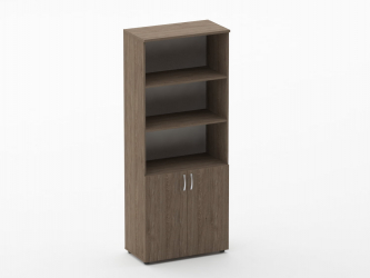 Шкаф высокий полуоткрытый Глассй 6.19.121 Дуб Верцаска / Glassy