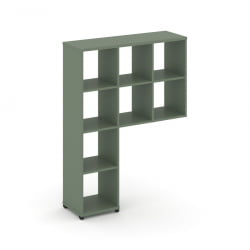 Надставка на стол высокая без наполнения CОНCЕПТ CН.НВ-001 Кобо Черный металл / CONCEPT CN.NV-001