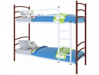 Кровать двухъярусная Милана Duo 900х2000 Коричневая