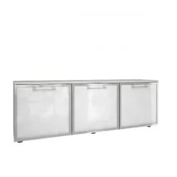 Тумба модульная трехсекционная ЙАЛТА ЛТ-ТС 3.5Р Снежная Патина / YALTA LT-TS 3.5R