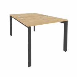 Рабочая станция на П-образном м/к ОНИКС О.МП-Д.РС-2.1.8 Тиквуд Светлый/Антрацит / ONIX O.MP-D.RS-2.1.8