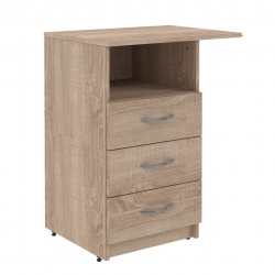 Тумба приставная левая SC-3D.2 L (Дуб сонома светлый)