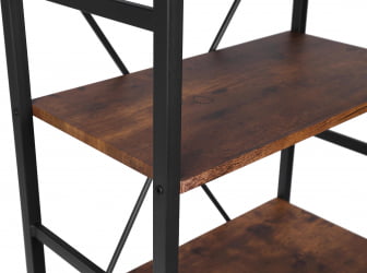 Стеллаж в гостиную WS-01 burnt