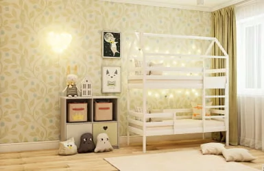 Кровать-чердак RooRoom кд-77 Белый