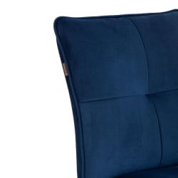 Мягкий стул Sweet LT, велюр, Blue (синий), 41х55х88 см