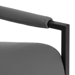 Диван Charli LUX Д/Чарли Люкс экокожа , Sharp Графит