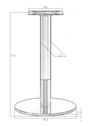 Обеденный стол ДОБРИН ЛОРЕНЗО / DOBRIN LORENZO