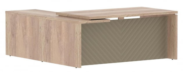 Стол руководителя правый Torr LUX TLCT 1820 R Дуб Каньон Капучино