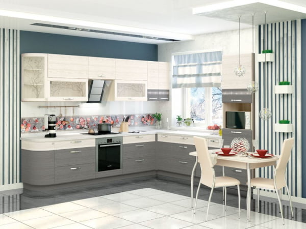 Модульная кухня Графит