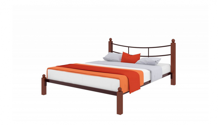 Кровать София 1800х2000 Коричневая_0