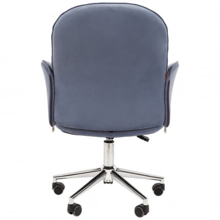 Офисное кресло CHAIRMAN HOME 130 велюр Голубой_3