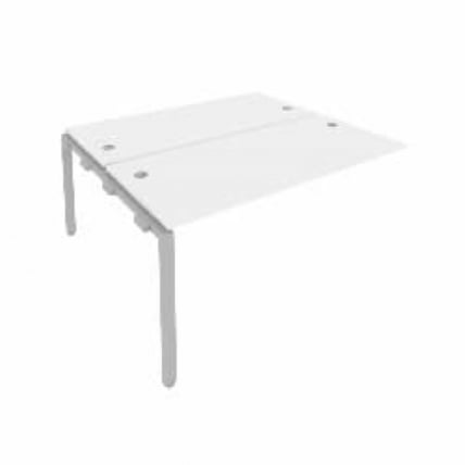 Проходной наборный элемент рабочей станции Metal System Б.ПРС-СП-2.4 Белый/Серый_0