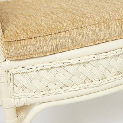 Комплект террасный ANDREA (стол кофейный со стеклом + 2 кресла + подушки) ротанг, 64х67х92см / D60х55, TCH White (белый)_9