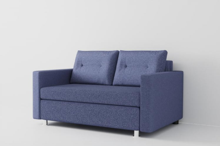 Диван трансформер Лоджия (Berhouse) Цвет фасада: Виолет; Тип: Прямой; Материал фасада: Рогожка_0