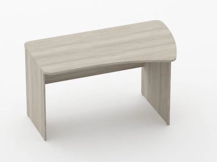 Стол эргономичный Glassy 1.12.14Пр Дуб сантана светлый_0