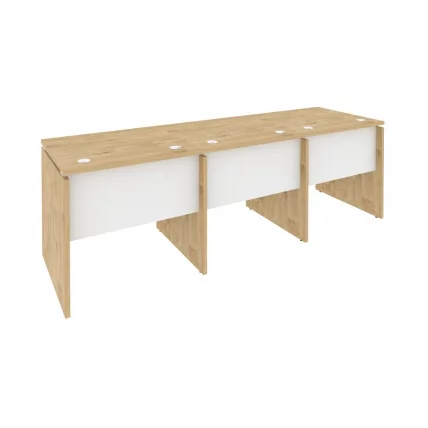 Рабочая станция ОНИКС О.РС-3.0.7 Тиквуд Светлый/Белый / ONIX O.RS-3.0.7_0