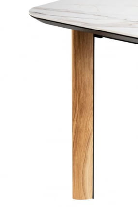 Стол раздвижной Combi Ceramic 140-180 Automatic Natur/Light marble_5