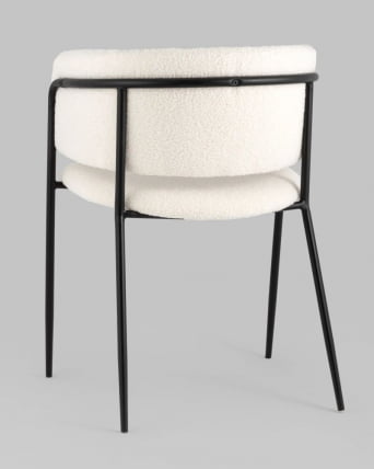 Стул Нэлли ткань букле Белый_6