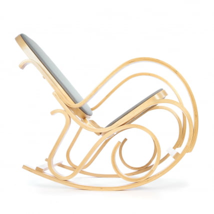 Кресло-качалка mod. AX3002-2 ткань светло-серая 2022_4