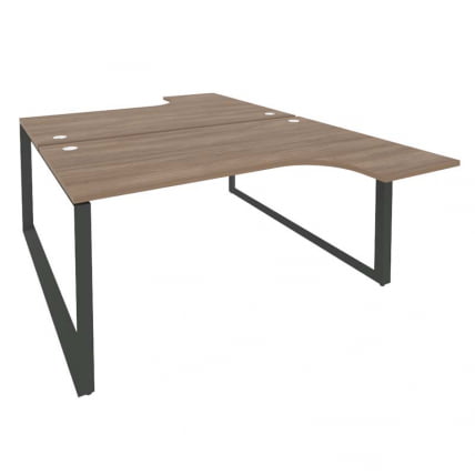 Рабочая станция на О-образном м/к ОНИКС О.МО-Д.СА-4 Дуб Аризона/Антрацит / ONIX O.MO-D.SA-4_0