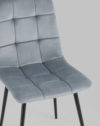 Стул Одди велюр Серый_7