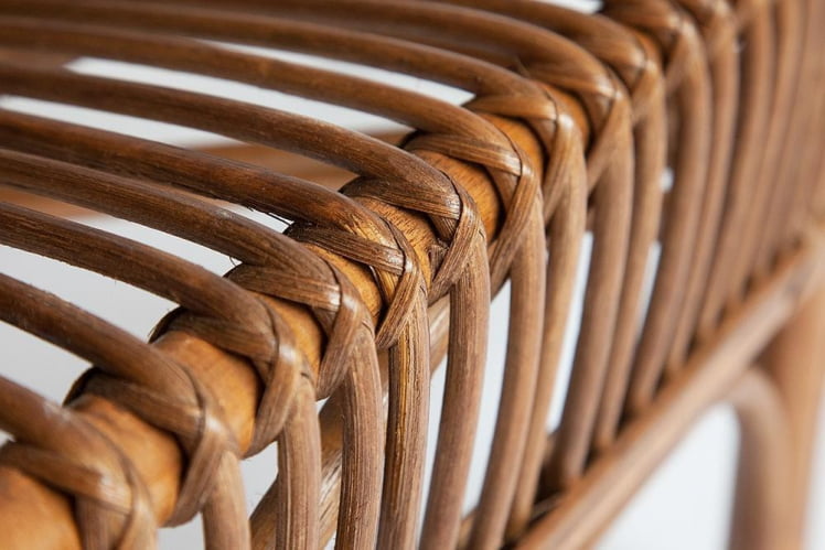 Комплект ( диван + 2 кресла + стол со стеклом ) /с подушками/ ротанг, кр:61х67х78,5см, дв:108х66х78,5см, ст:Д60х56,5см, коко бровн (коричневый кокос) / ст:D60х56,5см, coco brown_2