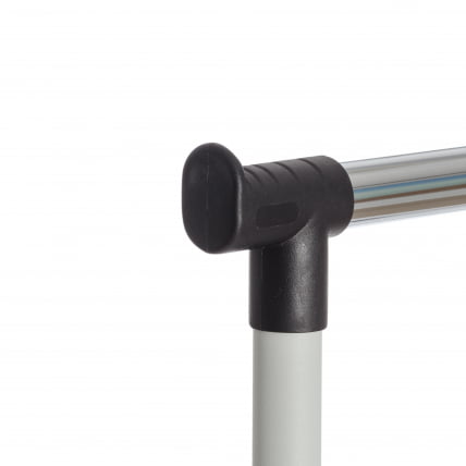 Вешалка ДЖЕТ металл, пластик, 86*44*166 см, черный/светло-серый/хром / JET_5