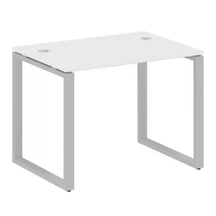 Стол письменный на О-образном м/к METAL SYSTEM БО.СП-1 Белый/Серый_0