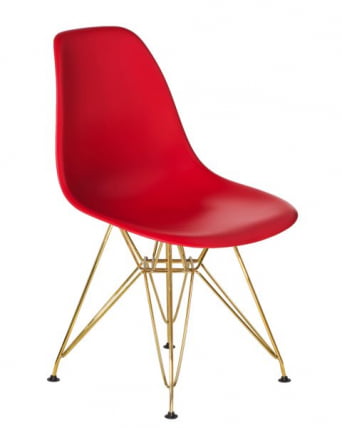 Стул обеденный ДОБРИН ДСР (ножки золотые, цвет красный (Р-02)) 4 шт / DOBRIN DSR (R-02))_5
