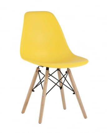 Стул Eames Style DSW желтый (разборный каркас)_0