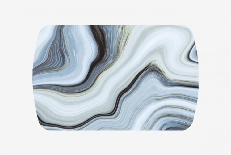 Стол Бостон-3 раздвижной, фотопечать Агат/белый/хром брифинг_1