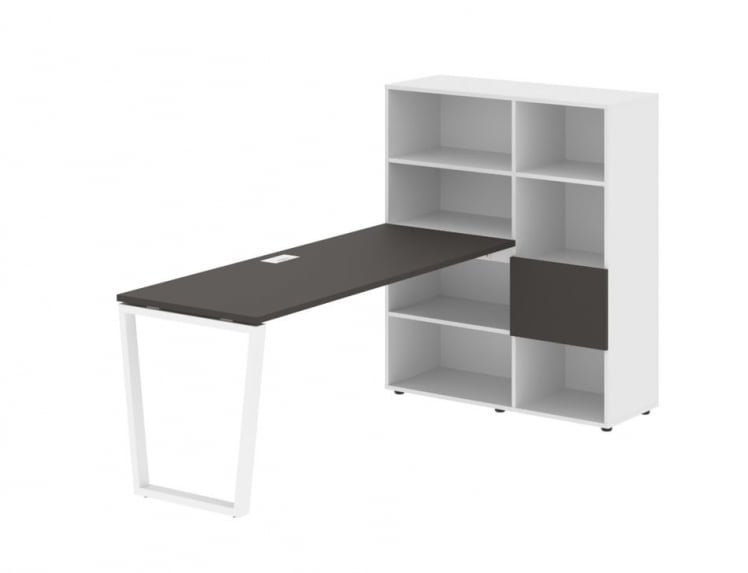 Рабочая станция ЕДИС ЕВРСТ 1117 Мокко Белый Белый / EDIS EVRST_0