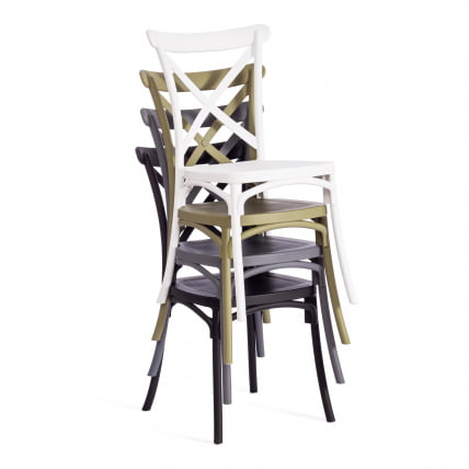 Стул CROSS (mod. PL24) пластик, 48 х 58 х 89 см, White (белый) 11954_9