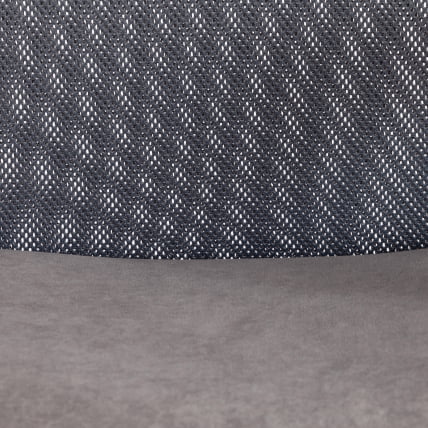 Кресло PRACTIC (мп) флок/кож/зам , серый/металлик, 29/W-12/36_7