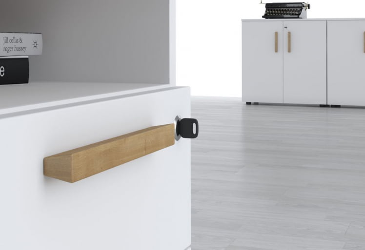 Тумба для оргтехники Forta FPS 806 Белый премиум_1